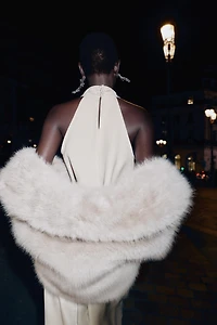 TOP HALTER À FANTAISIE