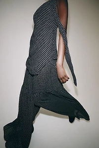 POLKA DOT HALTER TOP ZW COLLECTION