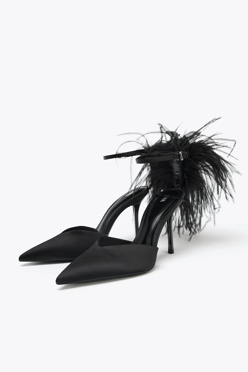 FEATHER FANTASY HEELS