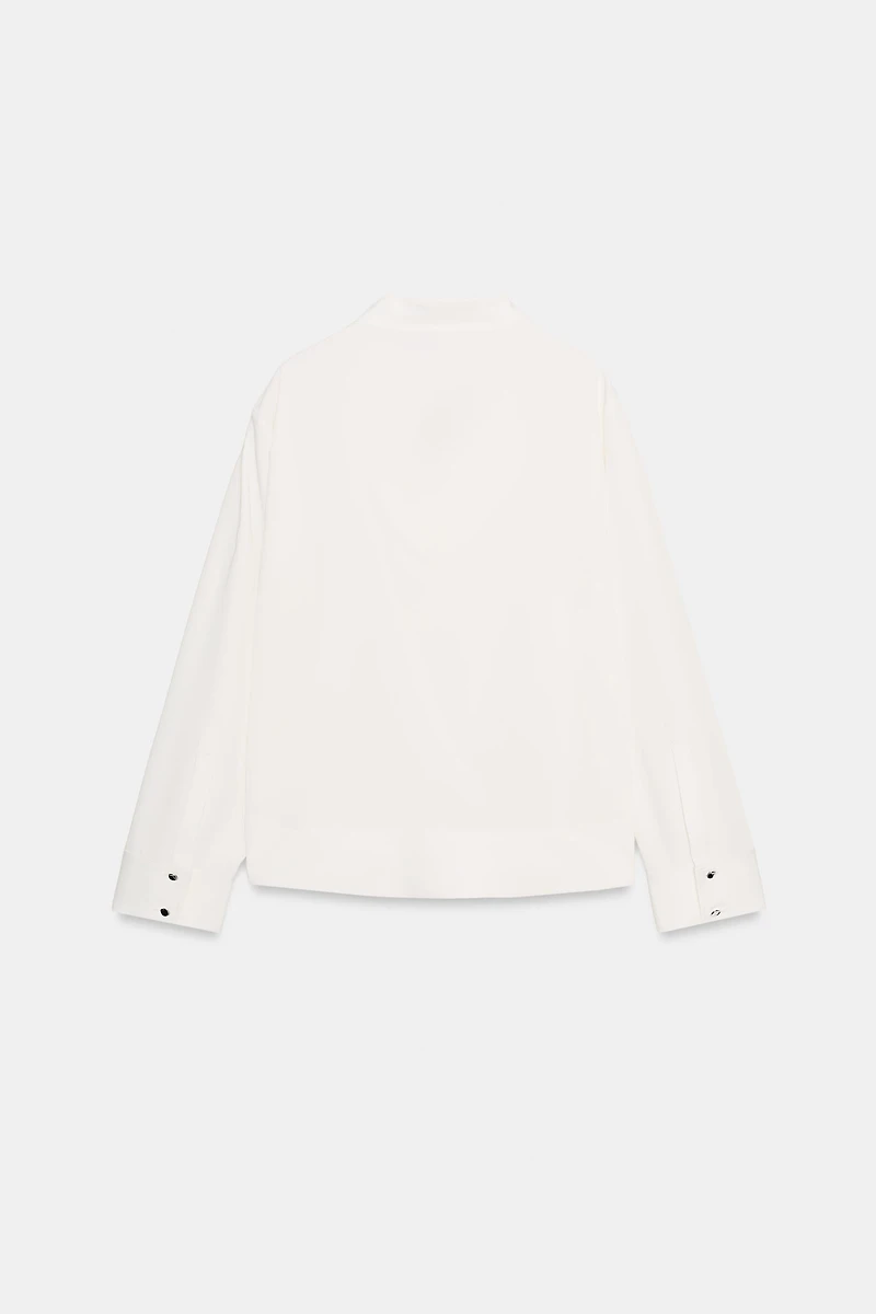 TIE-NECK SHIRT