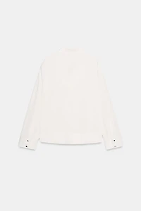 TIE-NECK SHIRT