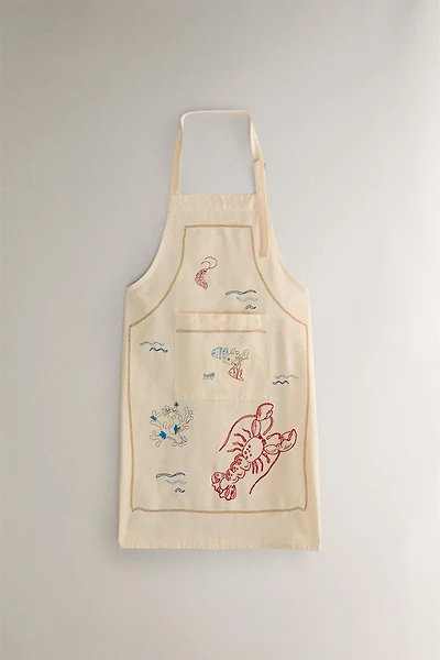 TABLIER BRODERIE VACANCES