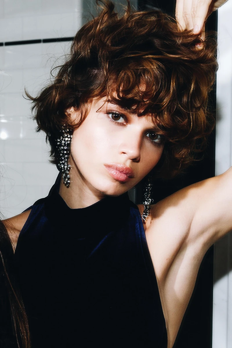 SPARKLY WATERFALL EARRINGS