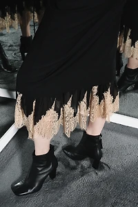 LIMITED EDITION LEATHER HEELED ANKLE BOOTS