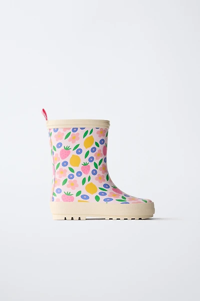 PRINTED RAIN BOOTS