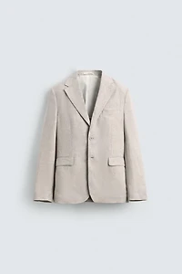 100% LINEN SUIT BLAZER
