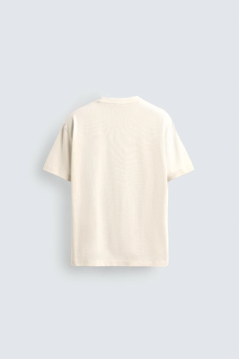 RAISED TEXT T-SHIRT