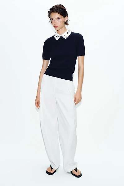PULL EN MAILLE À FANTAISIE BIJOU