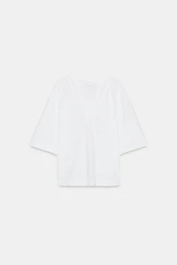 T-SHIRT COL EN V