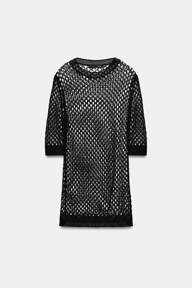 OPENWORK KNIT SWEATER