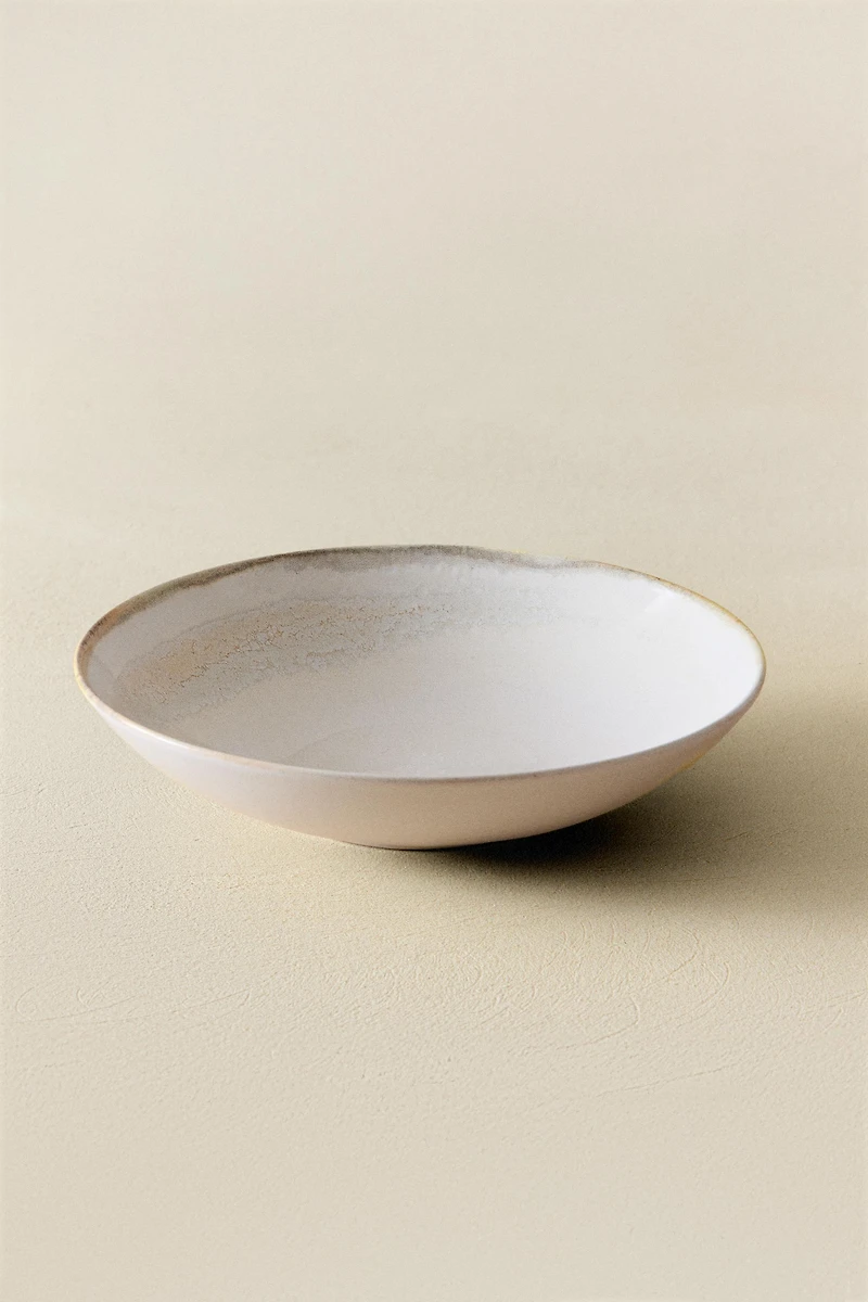 STONEWARE SOUP PLATE