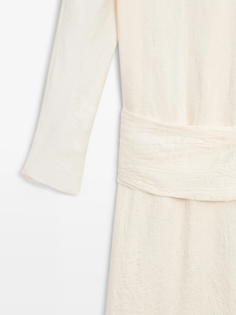 Robe midi ceinture large - STUDIO