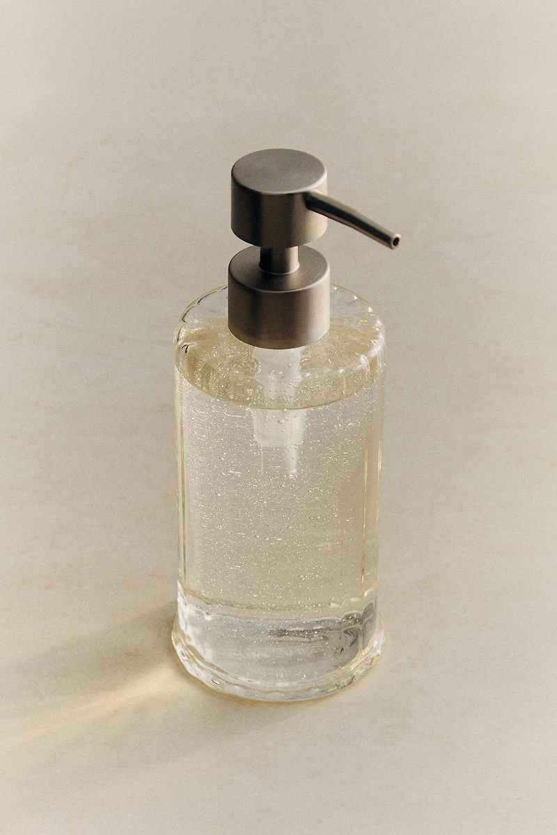 BOROSILICATE GLASS SOAP DISPENSER