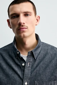 RELAXED FIT DENIM SHIRT