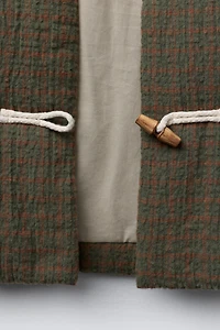 PLAID FIREMAN CLASP JACKET