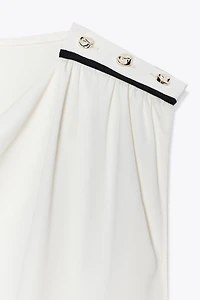 SHOULDER BUTTON BLOUSE