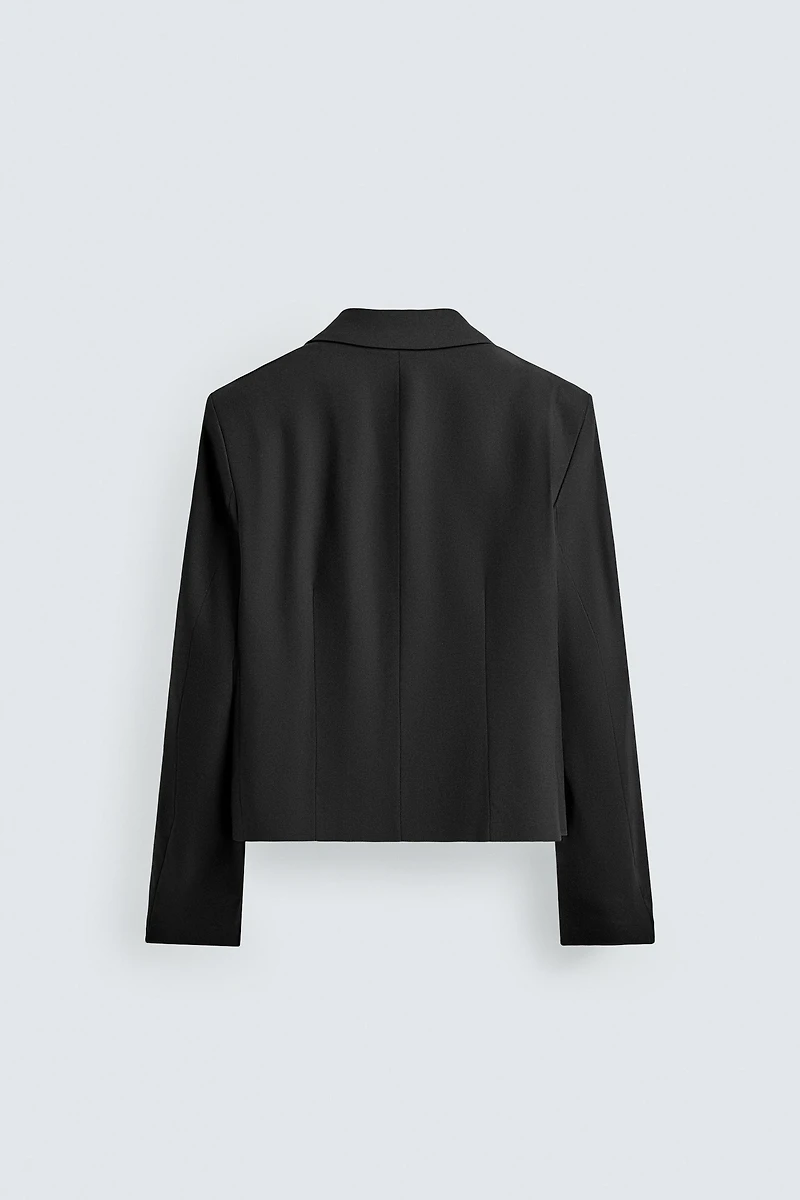 CROPPED SUIT BLAZER