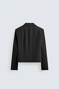 CROPPED SUIT BLAZER