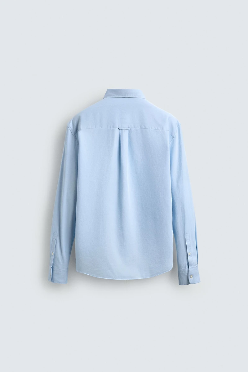 STRUCTURED TWILL SHIRT