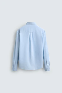 STRUCTURED TWILL SHIRT