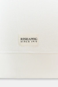 WAFFLE KNIT LABEL T-SHIRT