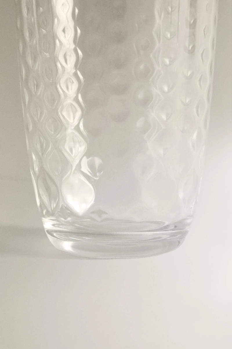 VERRE MOTIF RELIEF