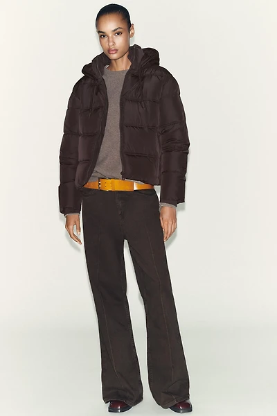 WATER REPELLENT WINDPROOF SHORT PUFFER ANORAK