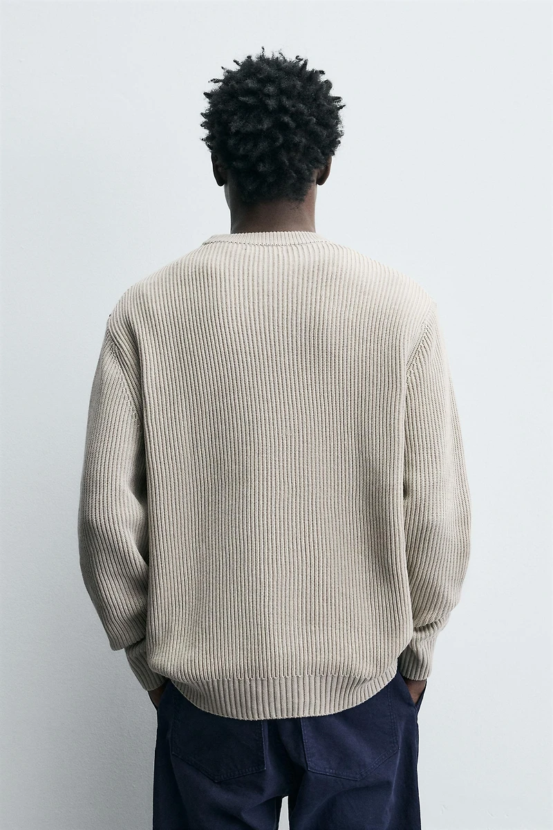 PURL KNIT JUMPER