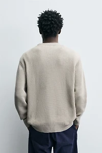 PURL KNIT JUMPER