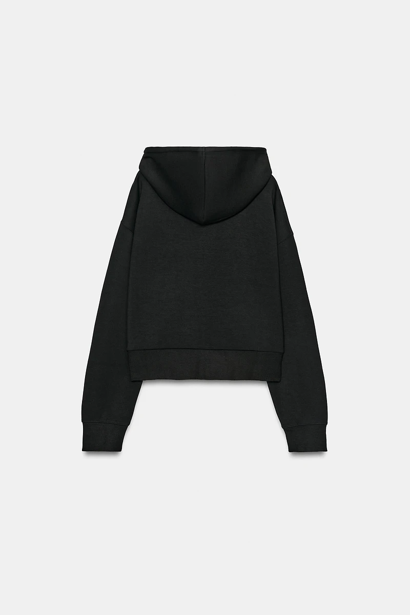 INTERLOCK HOODED SWEATSHIRT