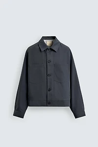 RELAXED FIT COTTON JACKET