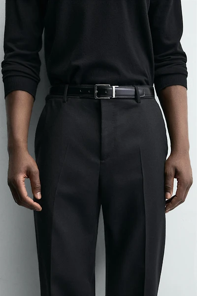 REVERSIBLE LEATHER BELT