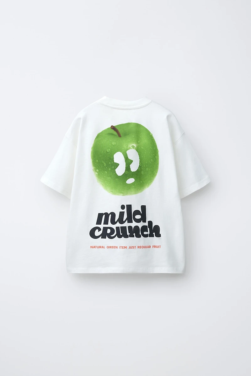 APPLE PRINT T-SHIRT