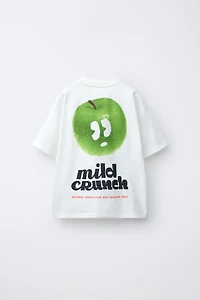 APPLE PRINT T-SHIRT