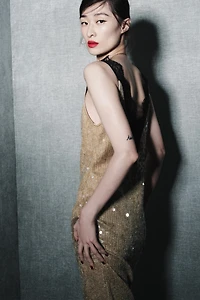 SEQUIN LACE DRESS ZW COLLECTION