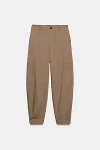 PANTALON CARGO TAILLE HAUTE