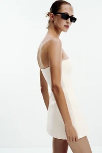 INTERLOCK STRAPLESS DRESS