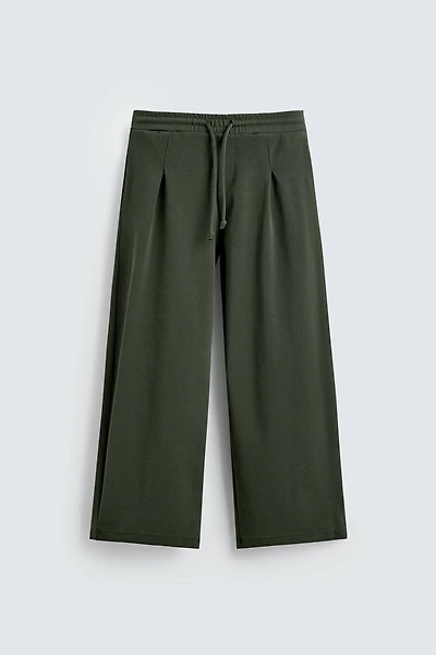PANTALON DE JOGGING COUPE LARGE À PLIS