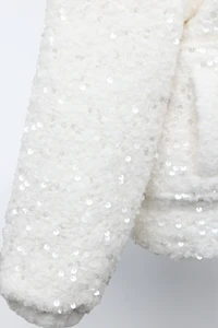 SEQUIN BOMBER JACKET