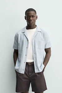 CHEMISE REGULAR FIT SEERSUCKER