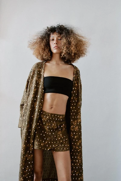 SEQUIN WRAP SKORT