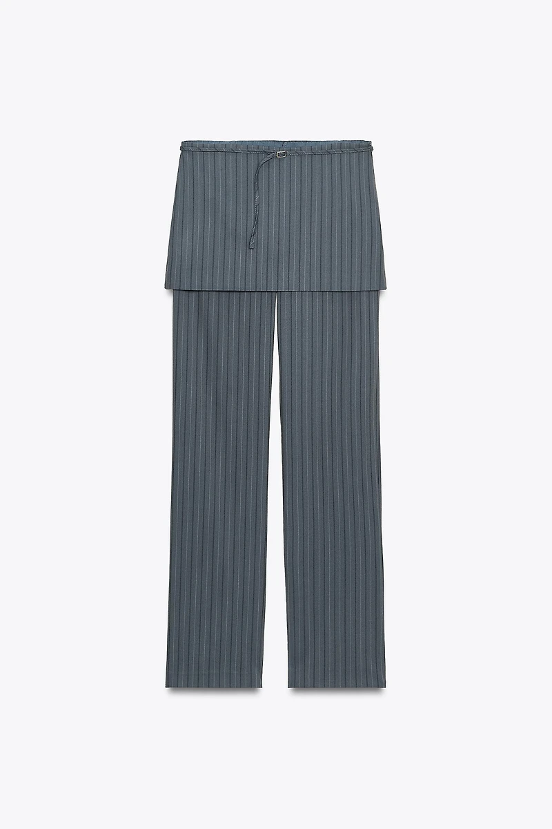 PANTALON-JUPE À RAYURES TENNIS