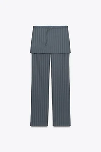 PANTALON-JUPE À RAYURES TENNIS