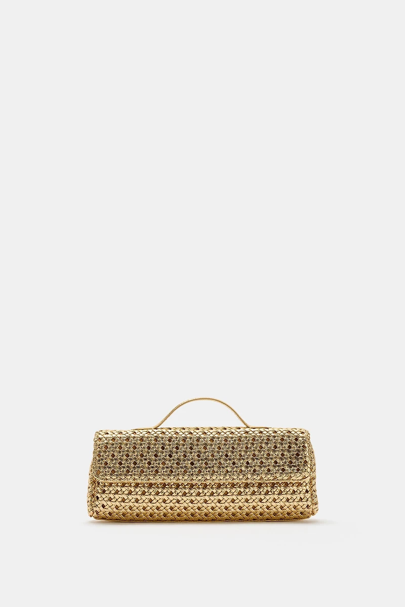 WOVEN ENVELOPE BAG