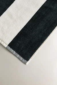 WIDE STRIPE VELOUR BEACH TOWEL