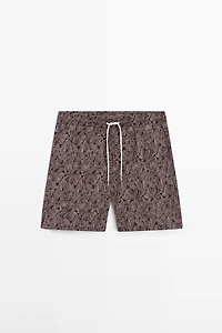Paisley print swimming trunks