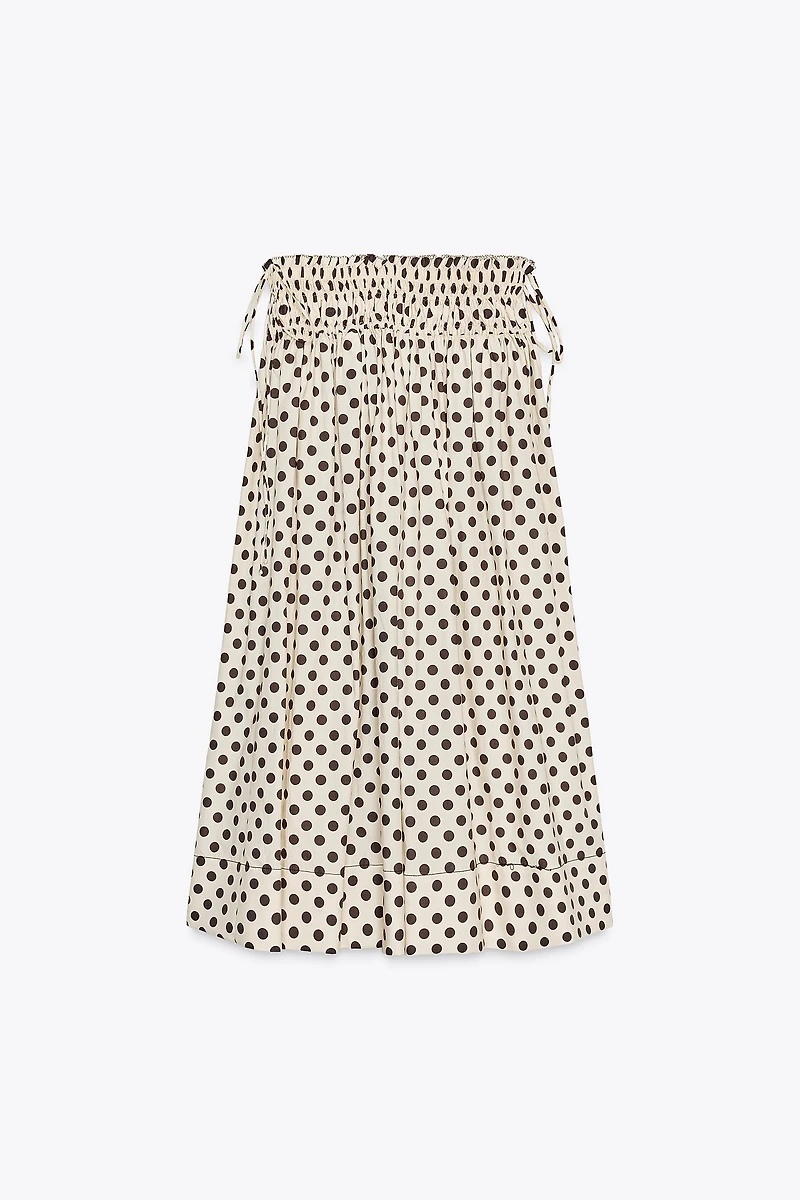 JUPE MIDI À POIS ZW COLLECTION