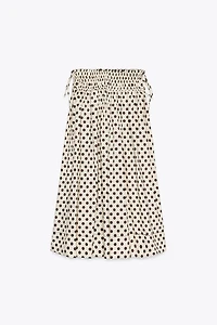 JUPE MIDI À POIS ZW COLLECTION