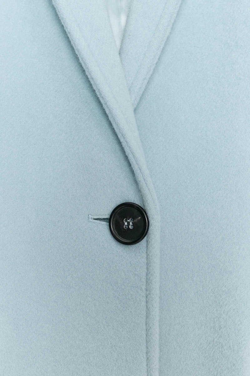 FITTED WOOL BLEND COAT ZW COLLECTION