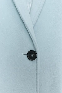 FITTED WOOL BLEND COAT ZW COLLECTION